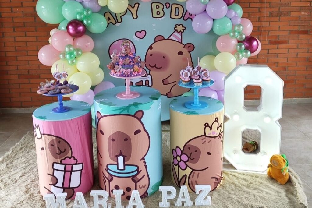 Decoracion infantil capibara 2